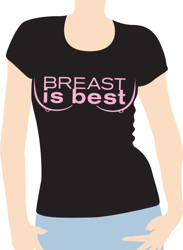 Breast is Best t-shirt front