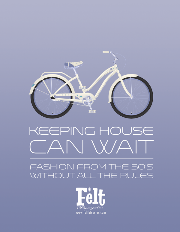 Felt Bike ad for Irene