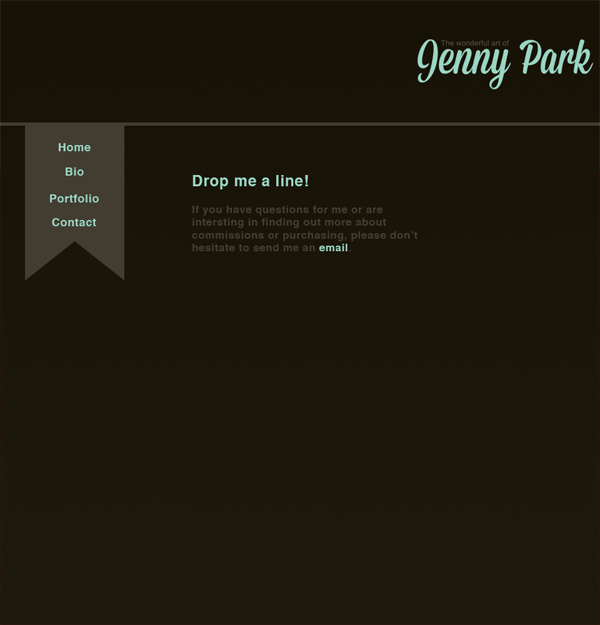 Jenny Park contact page